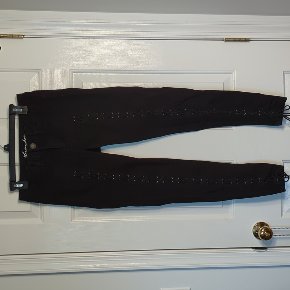 London Jean Lace Up Jean Euc